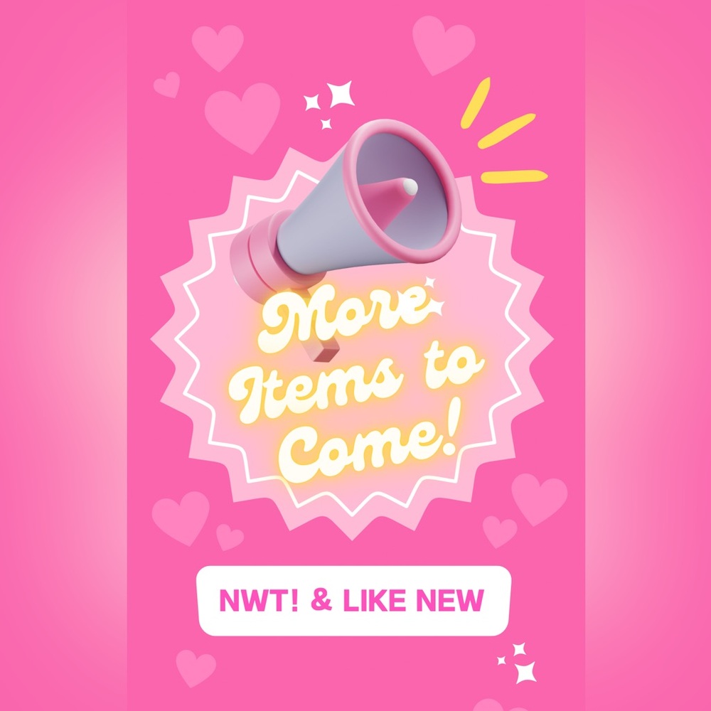 Items dropping all week! All offers will be considered! Happy shopping!